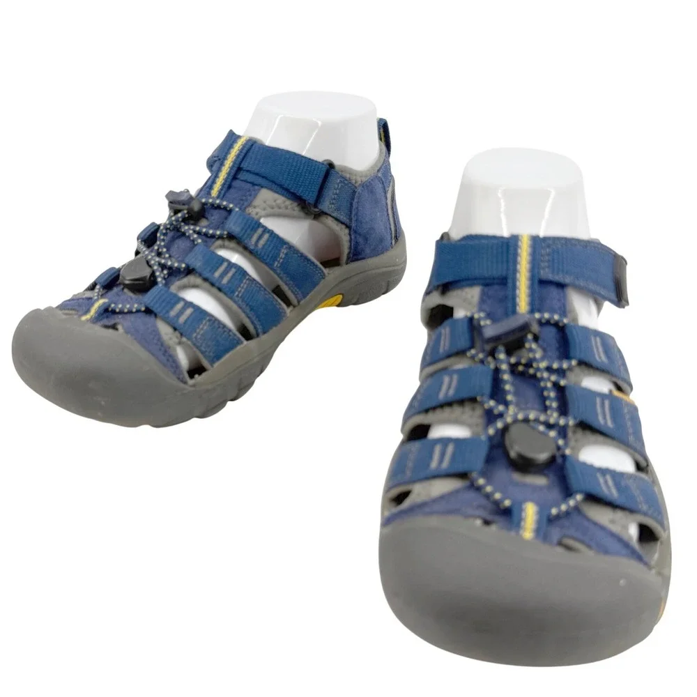 Keen Newport H2 Sport Sandals Kids Size 4 Blue Waterproof Hiking Water Shoes
